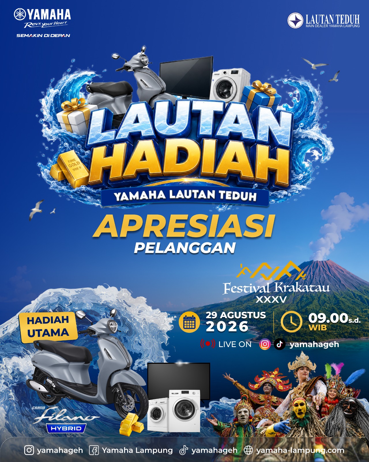 Lautan Hadiah, HUT Lautan Teduh