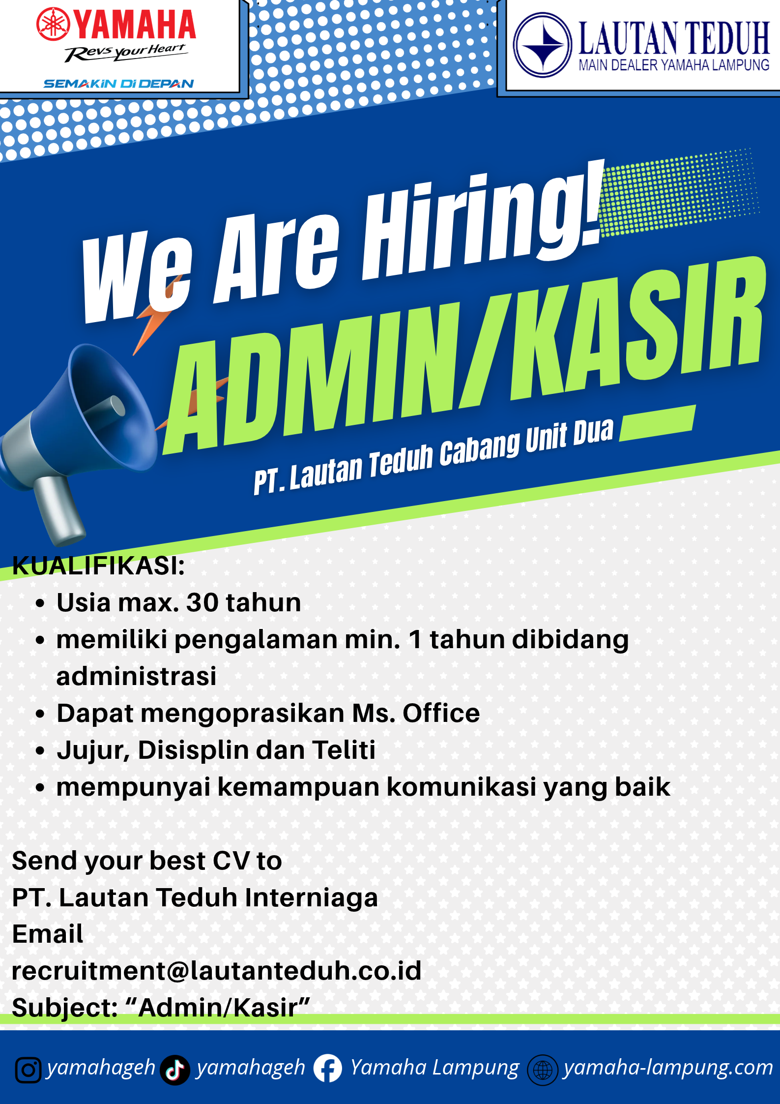 Admin/Kasir
