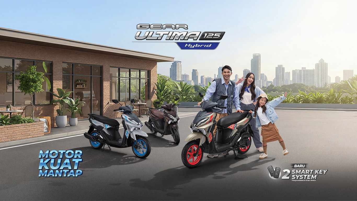  Warna Baru Yamaha GEAR ULTIMA Hybrid Bikin Tampilan Makin Stand Out